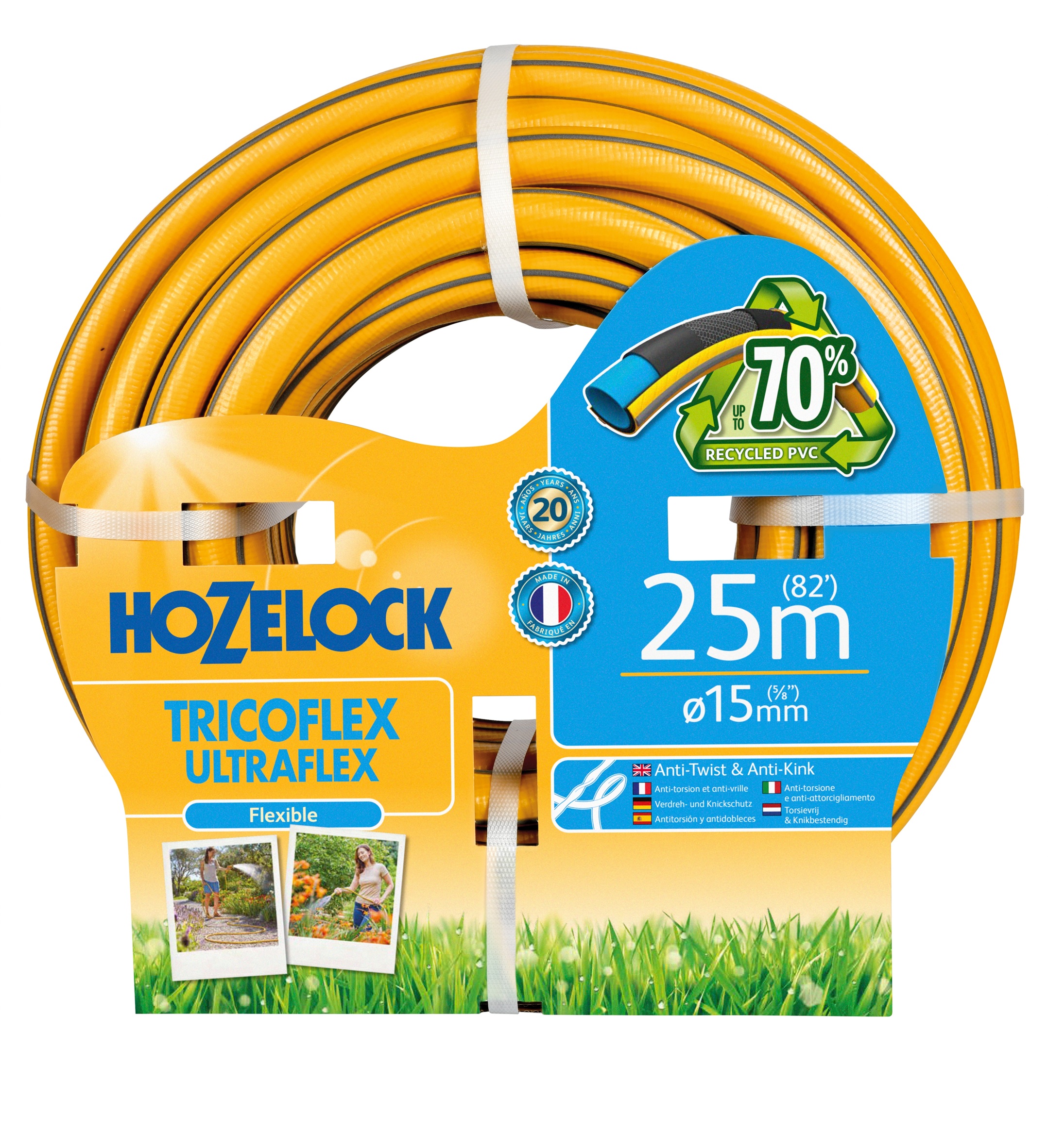 Hozelock 117023 Tricoflex Ultraflex hose (Ø15 mm) 25 meters