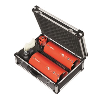 Carat HTESET0300 Dustec Diamond Drill Set 3 Dlg