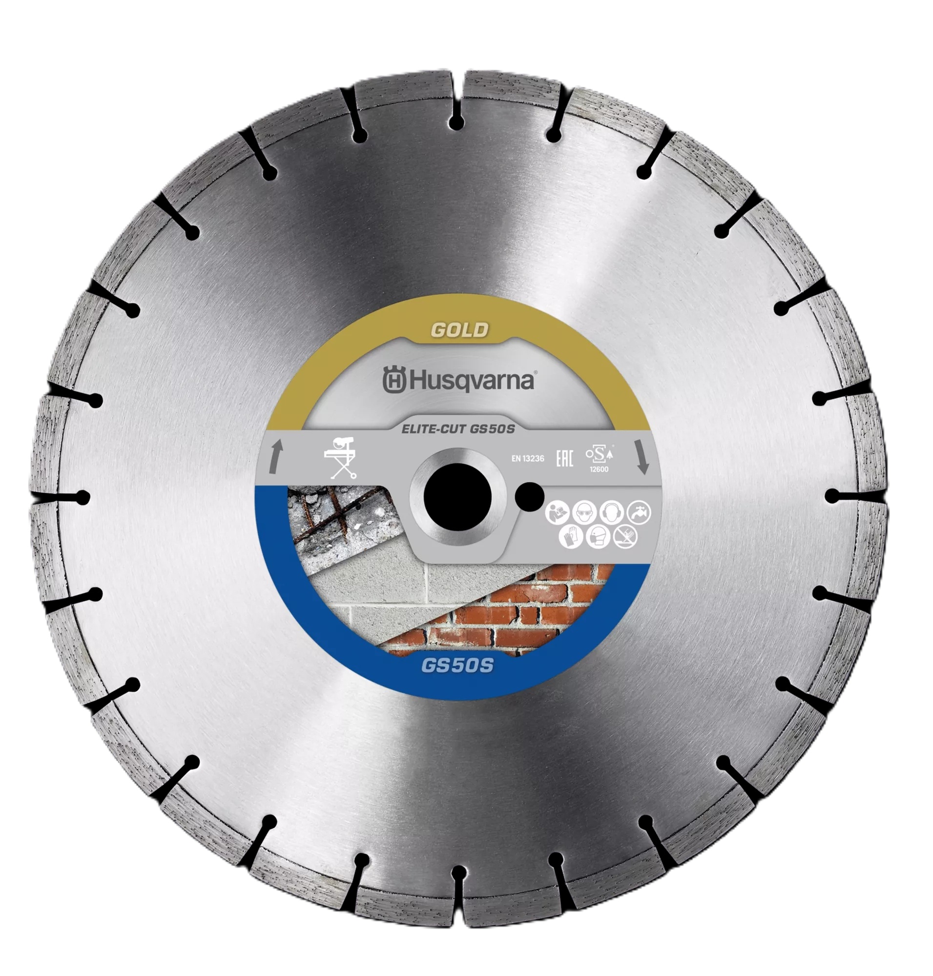Husqvarna 579804130 Elite-Cut GS50 concrete/brick cutting blade 400 x 25.4 mm Nat