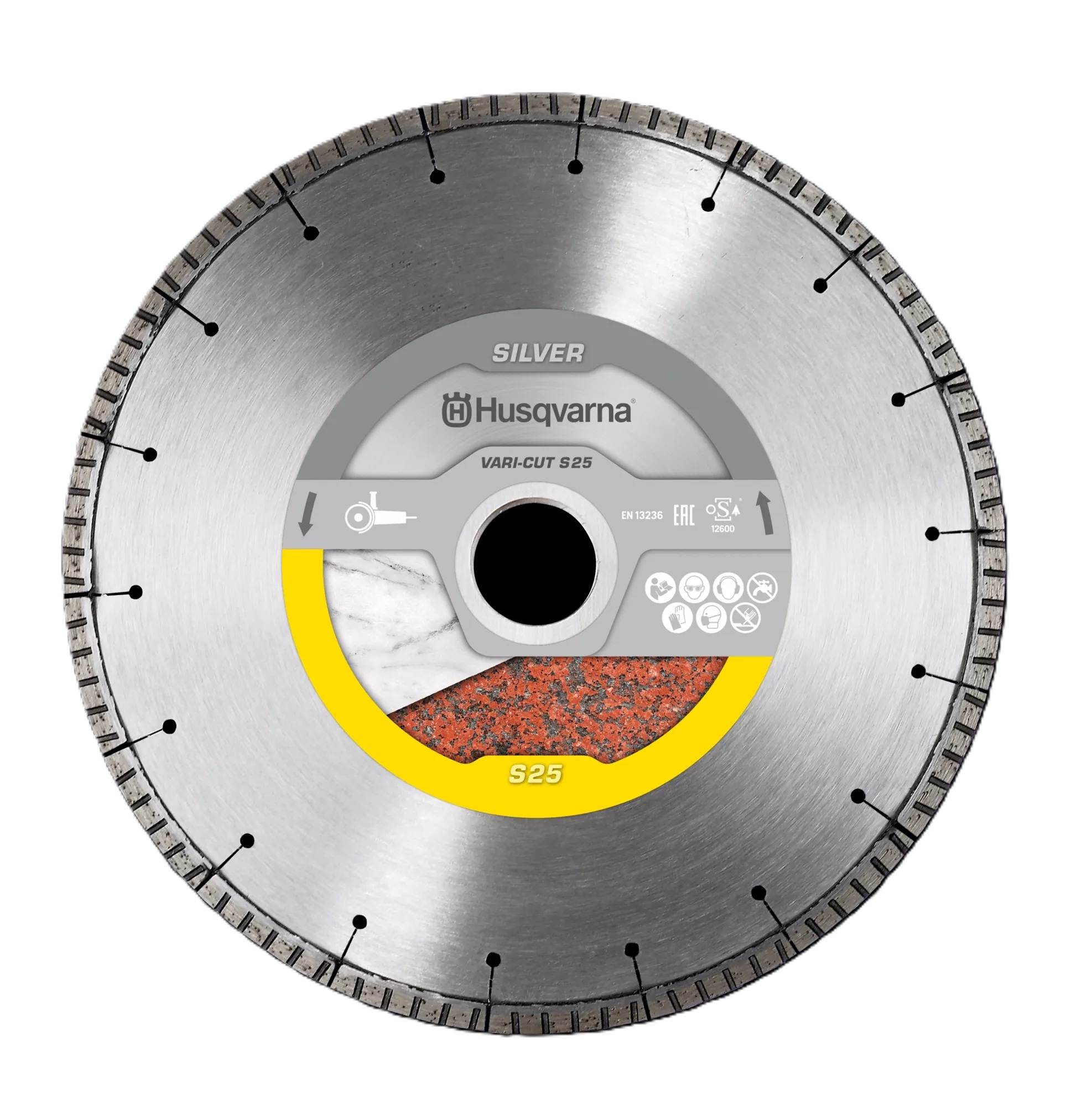 Husqvarna 579807280 Vari-cut S25 Diamond saw blade dry Hard Materials 230 mm