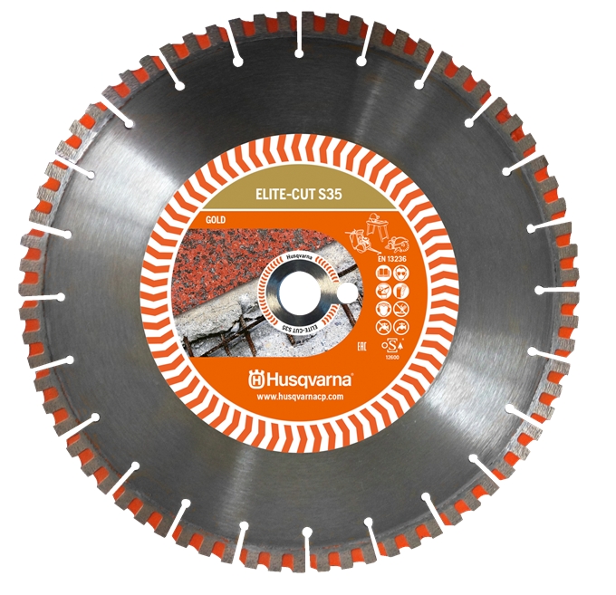 Husqvarna 579811510 Elite-Cut S35 Prefab 300 x 20.0/25.4 mm Wet and Dry