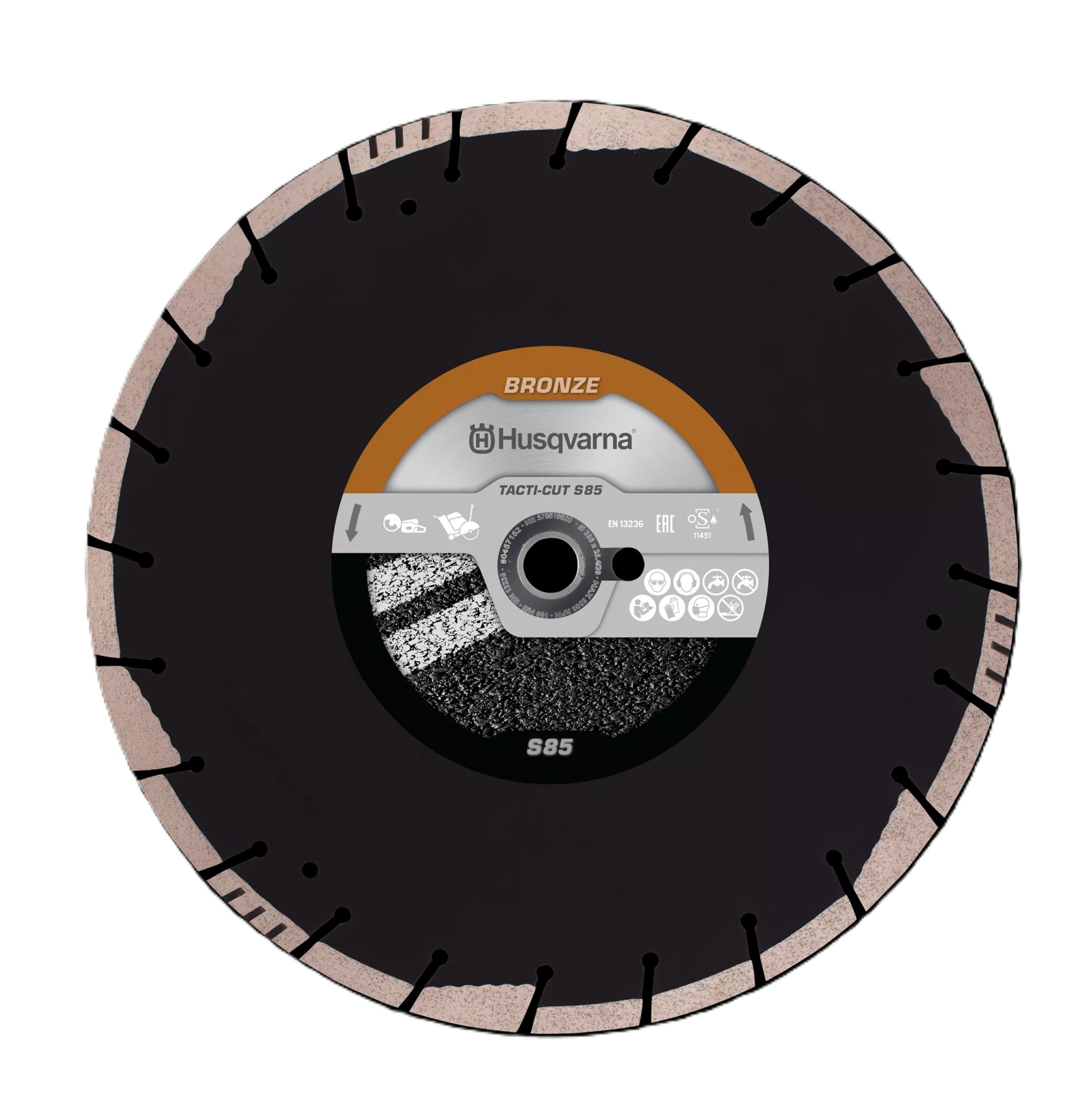 Husqvarna 579816610 Tacti-Cut S85 Asphalt 300 x 25.4/20 mm Wet and Dry
