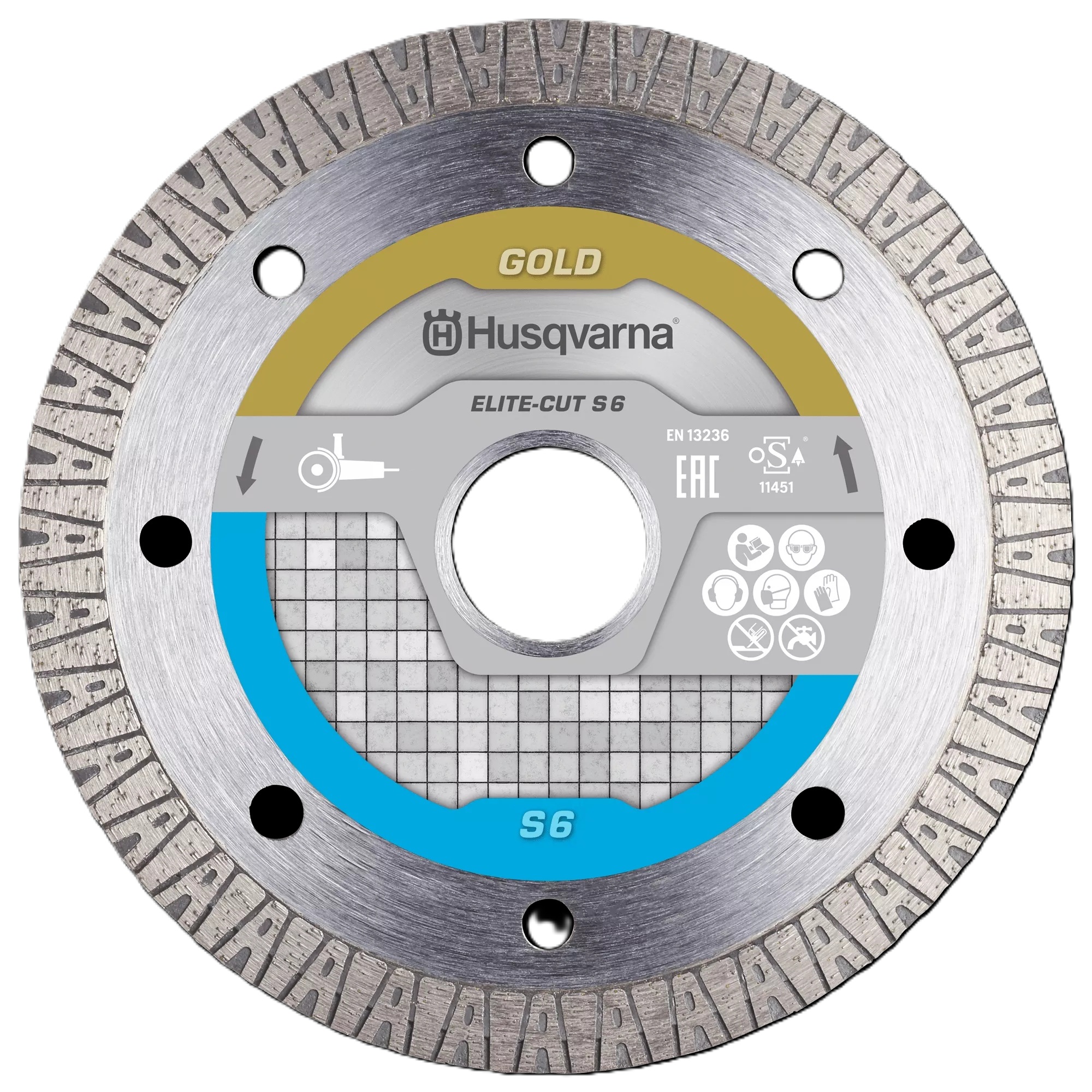 Husqvarna 579818840 ELITE-CUT S6 Diamond saw blade dry Tiles 125 mm