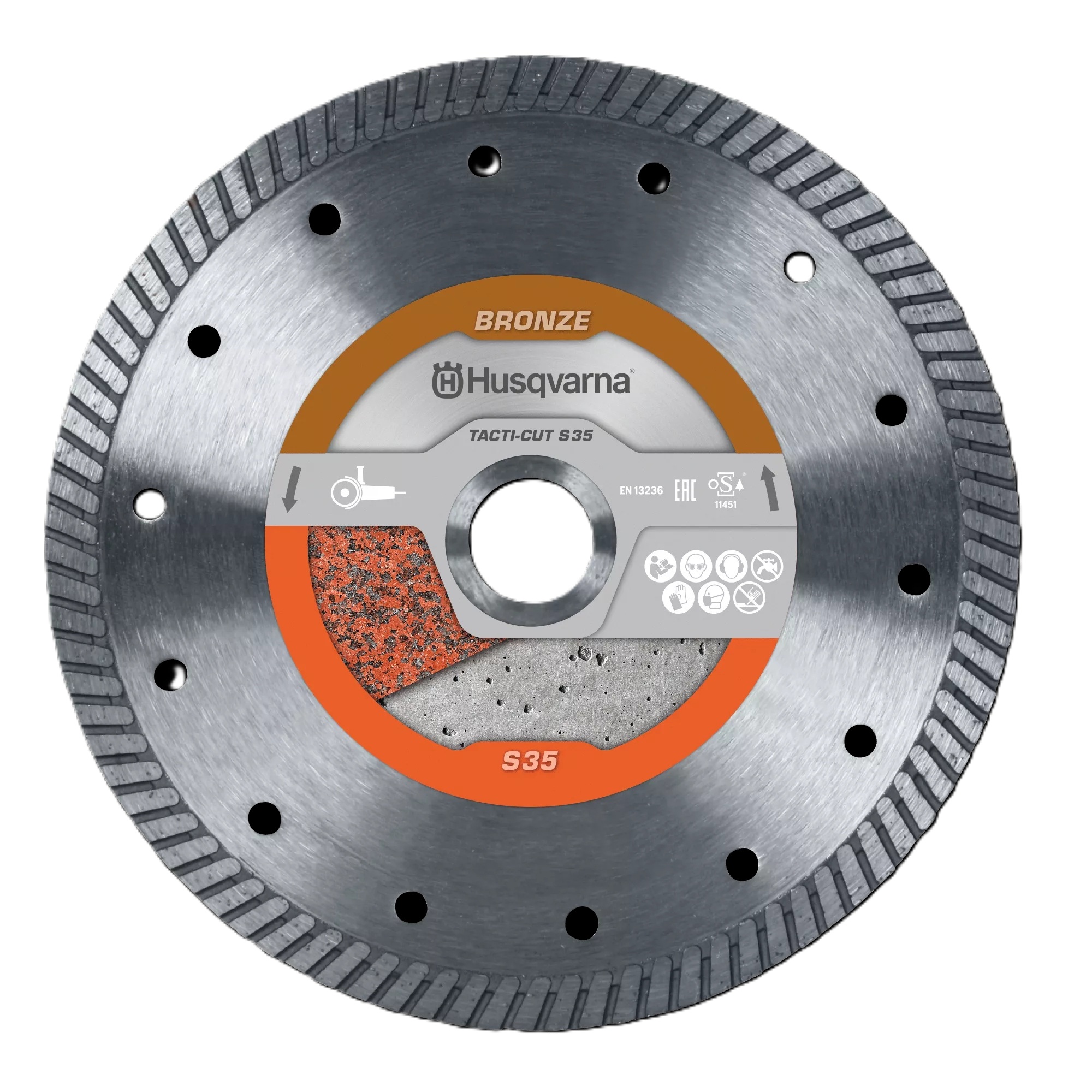 Husqvarna 579820480 Tacti-CUT S35 Diamond saw blade dry Granite/Concrete 230 mm