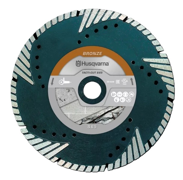 Husqvarna 579820540 Tacti-CUT S65 Diamond saw blade dry Abrasive 125 mm