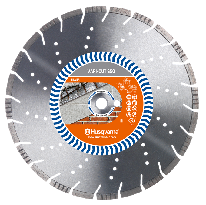 Husqvarna 586595501 Vari-Cut S50 Universal 300 x 25.4/20 mm Wet and Dry