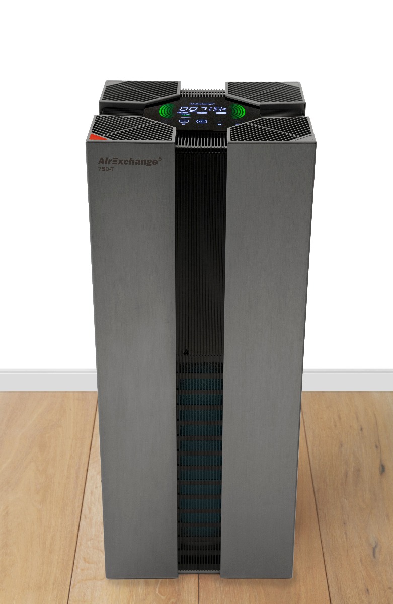 AirExchange 20200750-T | ANTRACIET 20200750-T ANTRACIET Professional Air Purifier 750-T Anthracite with HEPA H14 filter, Carbon, ionizer and UV-C lamp Suitable up to 120m²