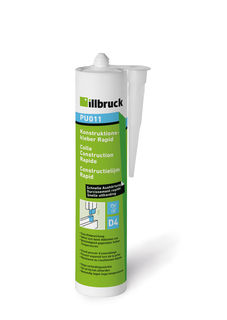 illbruck PU011328547 PU011 Construction Adhesive Rapid tube 310ml, transparent