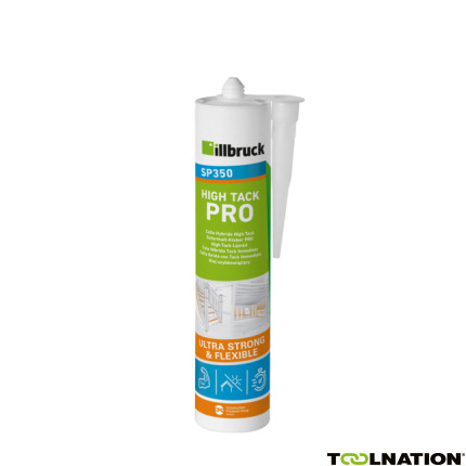 illbruck SP350396591 SP350 High Tack Adhesive Cartridge 310ml, black