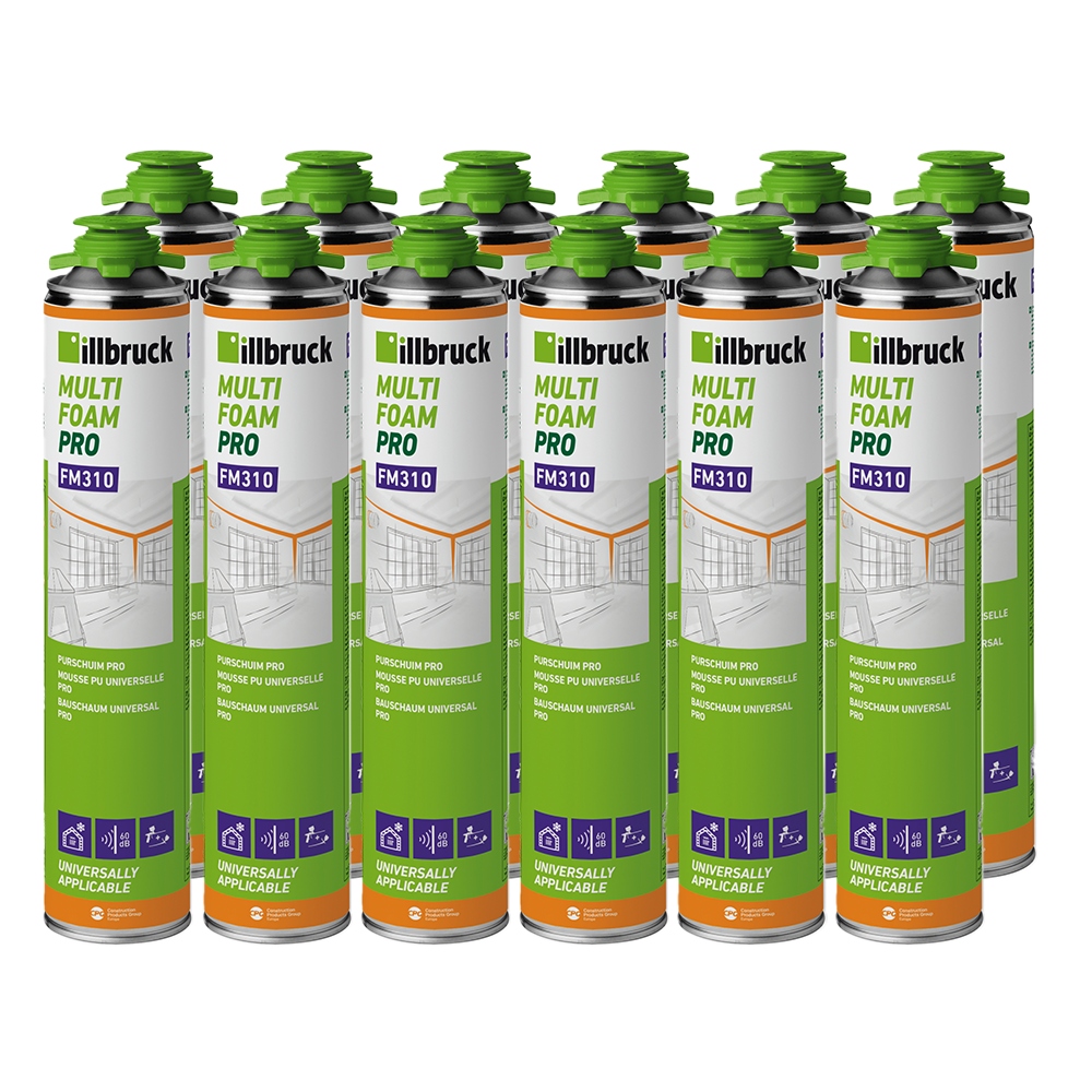 illbruck FM310328985 FM310 Pur foam 12 x 750ml