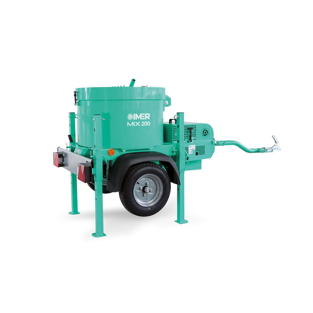 Imer 1195161 MIX 200 Forced mixer electric on wheels 200 liters 230V