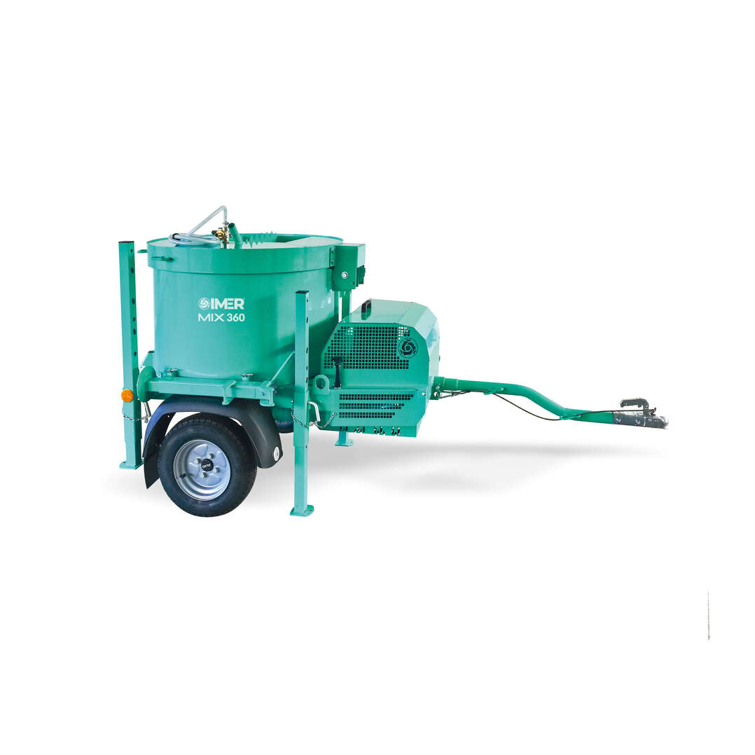 Imer 1194597 MIX 360 Pressure mixer Honda gasoline engine on wheels 360 liters