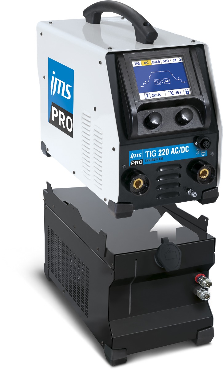 IMS 97513 Tig 220 Ac/Dc hf Liquid TIG AC/DC water-cooled welder 230 Volt 10-220A