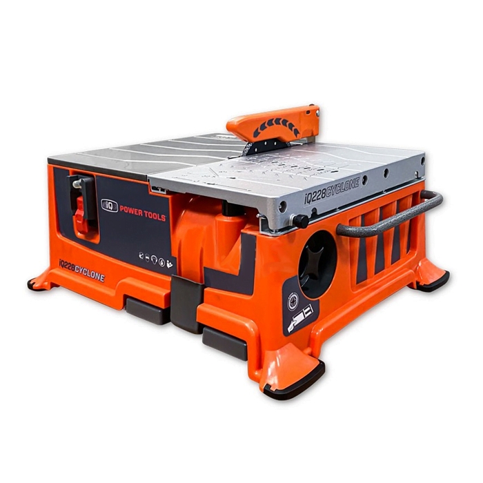 iQ Power Tools iQ228CYCLONE CE - Tile saw with integrated dust control system