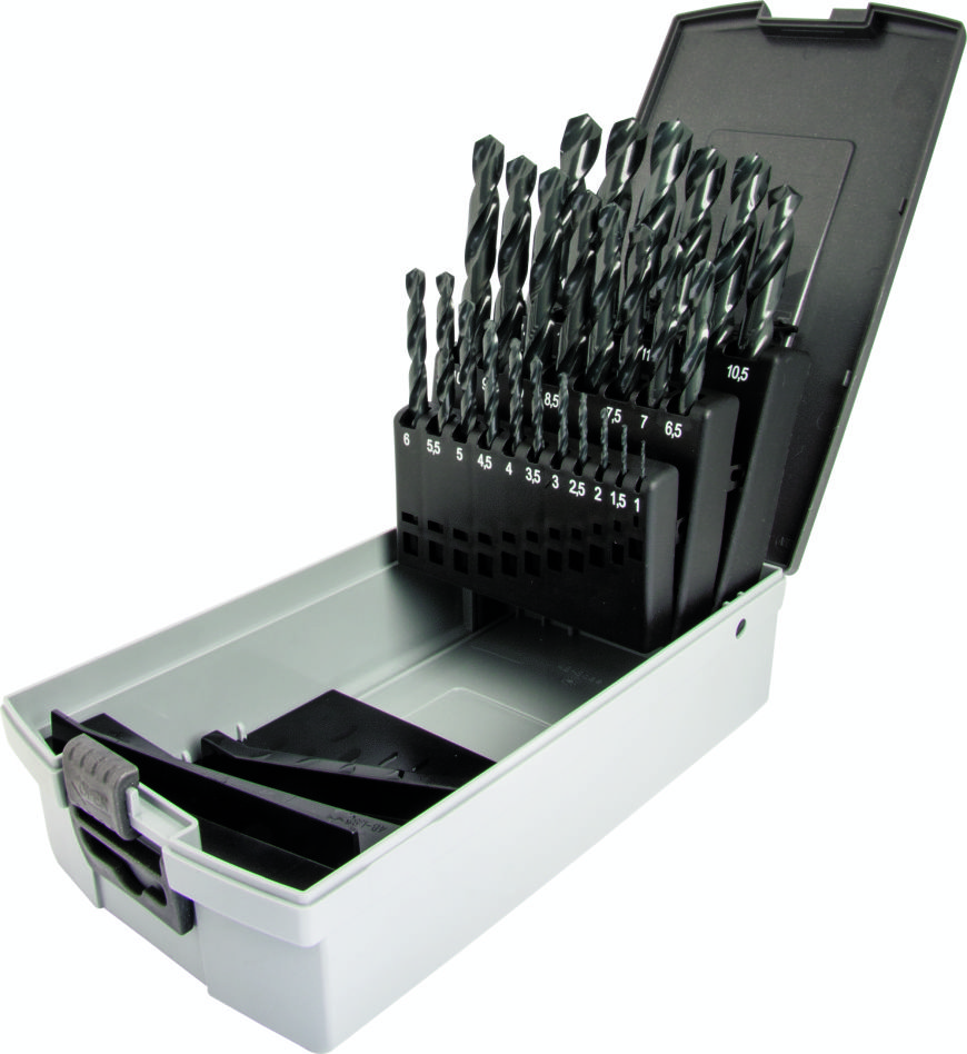 Huvema 12991019 Set HSSE Spiral drill bits HB499 1-13 / 0.5