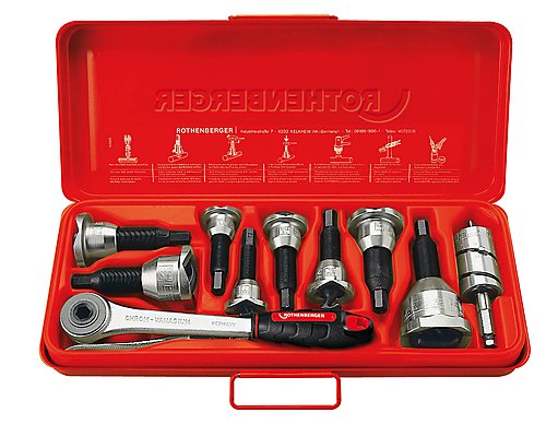 Rothenberger 22126 Extractor set 12 - 15 - 18 - 22 - 28 - 35 - 42 mm