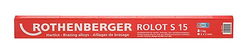 Rothenberger Accessories 40015 ROLOT S 15 hard solder CuP 284 Cert. ISO 17672, 500 mm, 1 kg, square