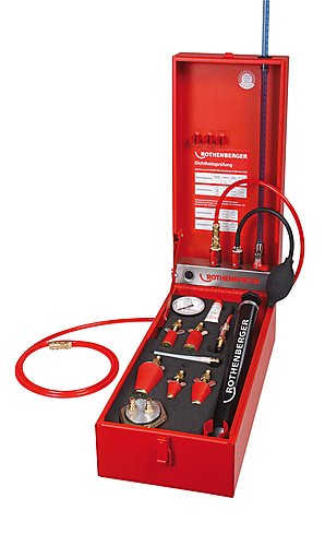 Rothenberger 61701 ROTEST® GW 150/4 Testing and leak detection Pump with 5 test plugs without supply end cap