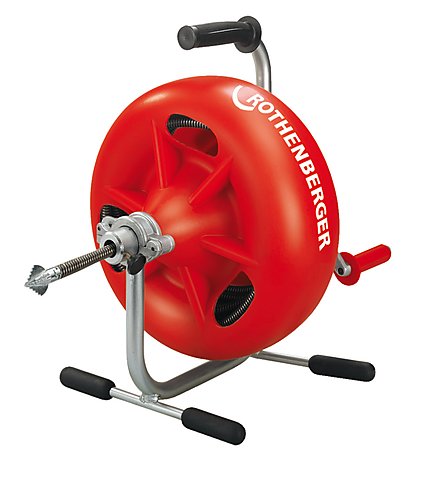 Rothenberger 72003 Manual Spiral Drain Cleaner Type 3S with spiral 13 mm x 15 m