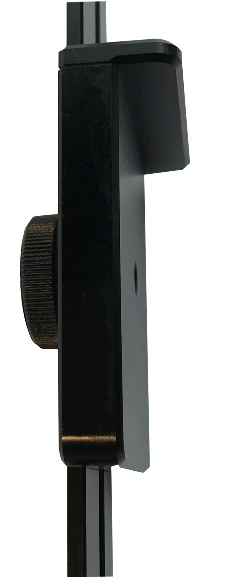 MIB 05057031 Ruler with stopper aluminium