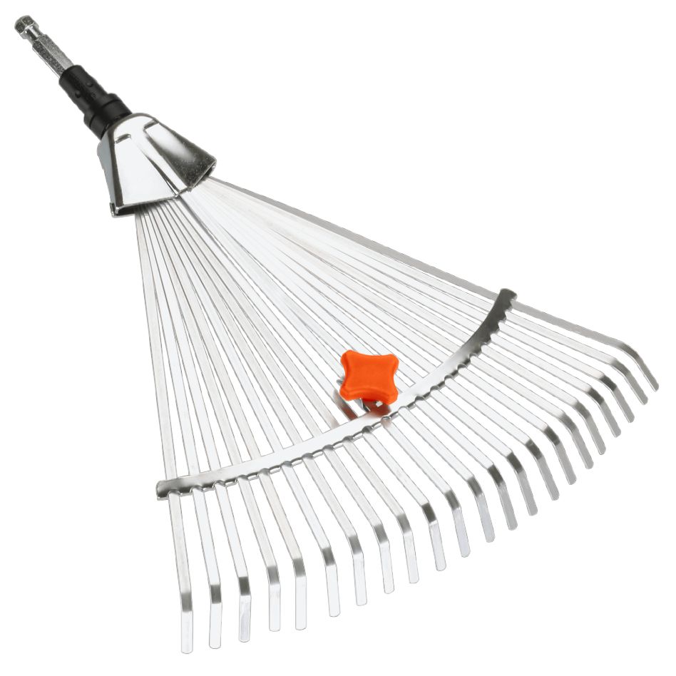 Gardena 03103-20 Combisystem Leaf Rake, adjustable