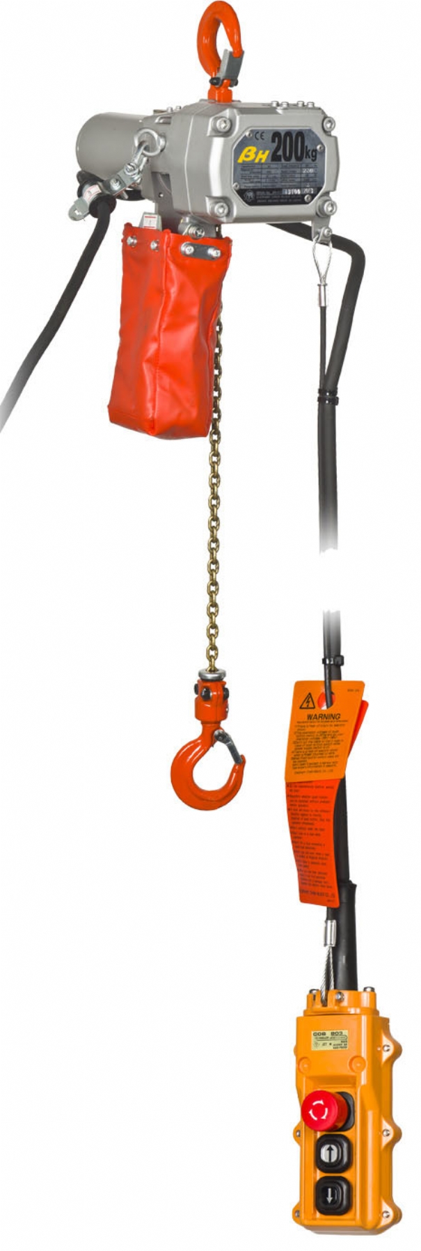 Rema 0511003-3 BETA-H/200KG/3M Elephant BETA 230 V electric chain hoist 1 speed 3.0 mtr 200 kg 511003