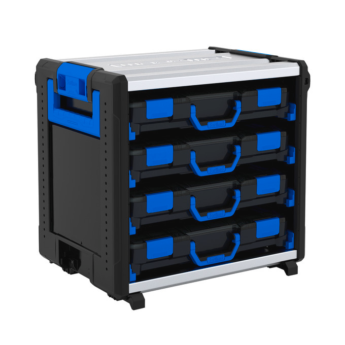 Sortimo 1000003823 WorkMo 24-500 with 8 case guides incl. BOXXes