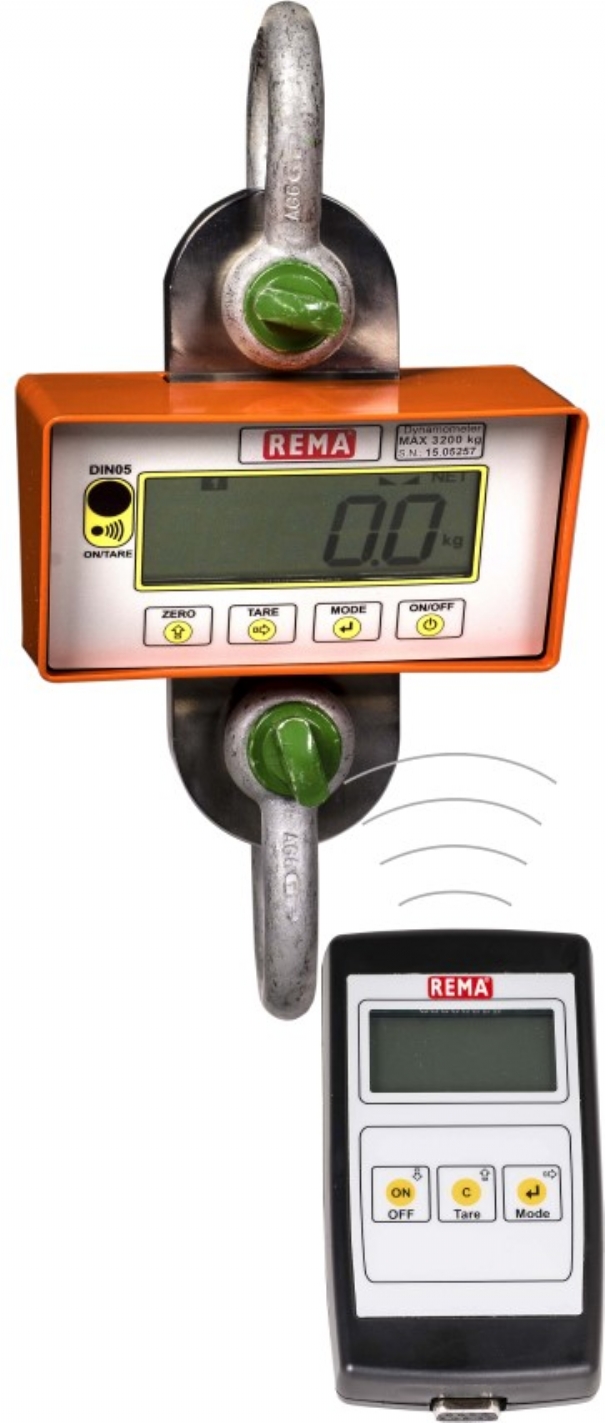 Rema 1513009 DSD05TX/RX-10.0T Dynamometer with readable remote control 10000 kg model 05