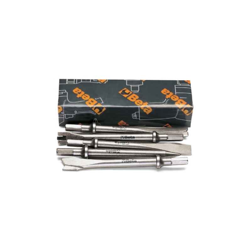 Beta 019400030 1940/S5 5 piece set of chisels for air hammer
