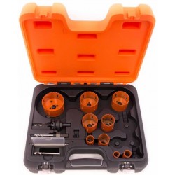 Bahco 3834-SET-86-SP P Hole saw set 19/22/25/35/44/51/60/64/76 mm