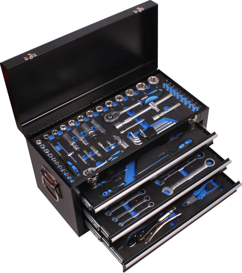 Airpress 75251 Toolbox filled 97 pcs.