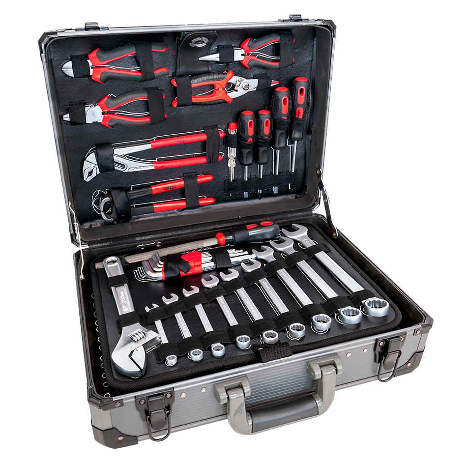 Airpress 75255 Toolbox filled with 127 pcs.