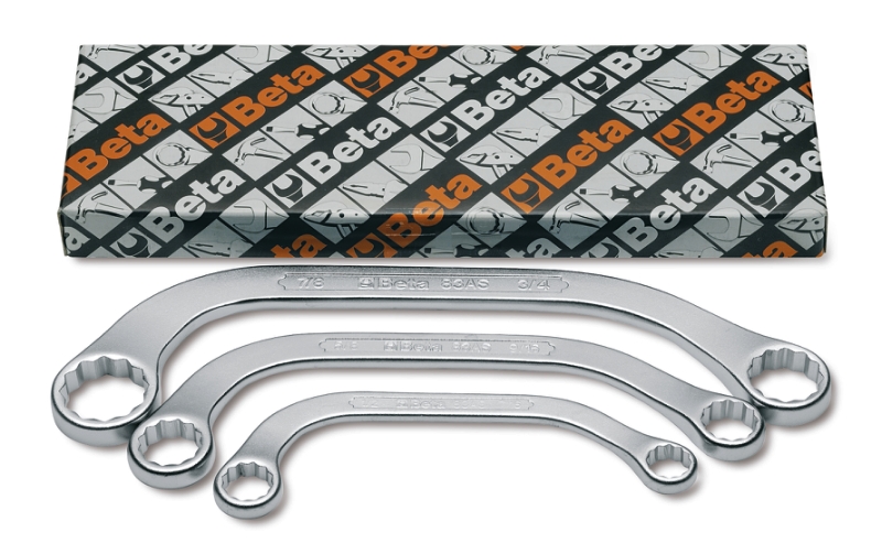 Beta 000830181 83AS/3 3 pcs. set of Starter spanners especially designed for starter Engines (art. 83AS)