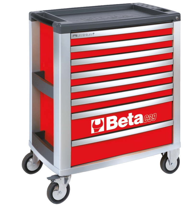 Beta 039000043 C39-8/O Tool trolley with 8 drawers Red