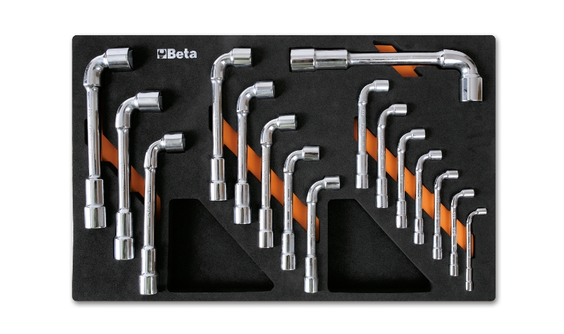 Beta 024500075 M75 Flexible moulded inserts with assortment of tools