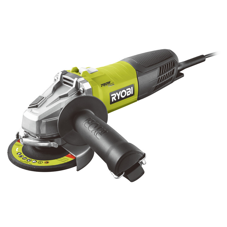 Ryobi 5133002489 RAG750-115G Angle grinder 115 mm 750 Watt