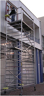 Little Jumbo 410725043 Jumbo Scaffold narrow 0,74 x 2,50 mtr. Working height 6,3 mtr.