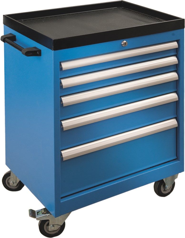 Huvema K8075 Tool trolley with 5 drawers