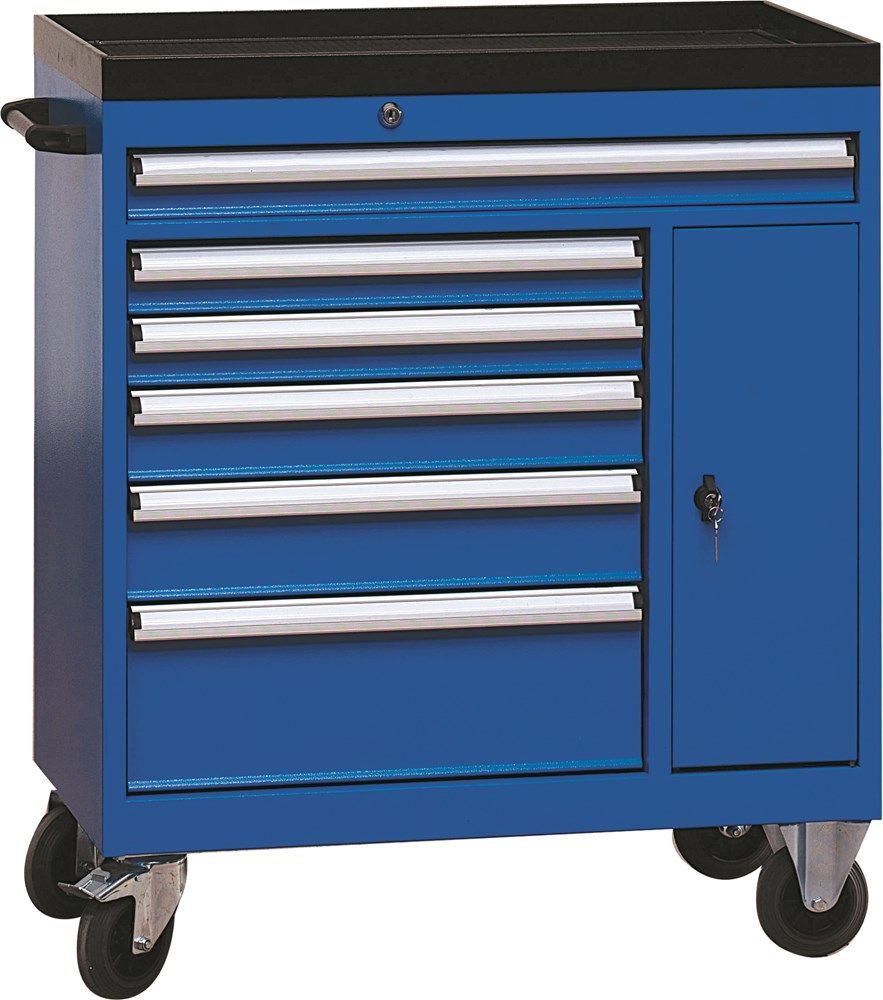Huvema K8103 Tool trolley with 6 drawers