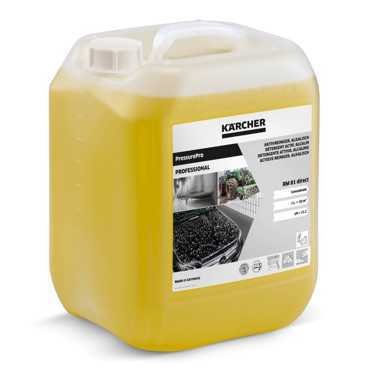 Kärcher Professional 6.296-123.0 PressurePro active cleaner, alkaline RM 81 direct, 10l