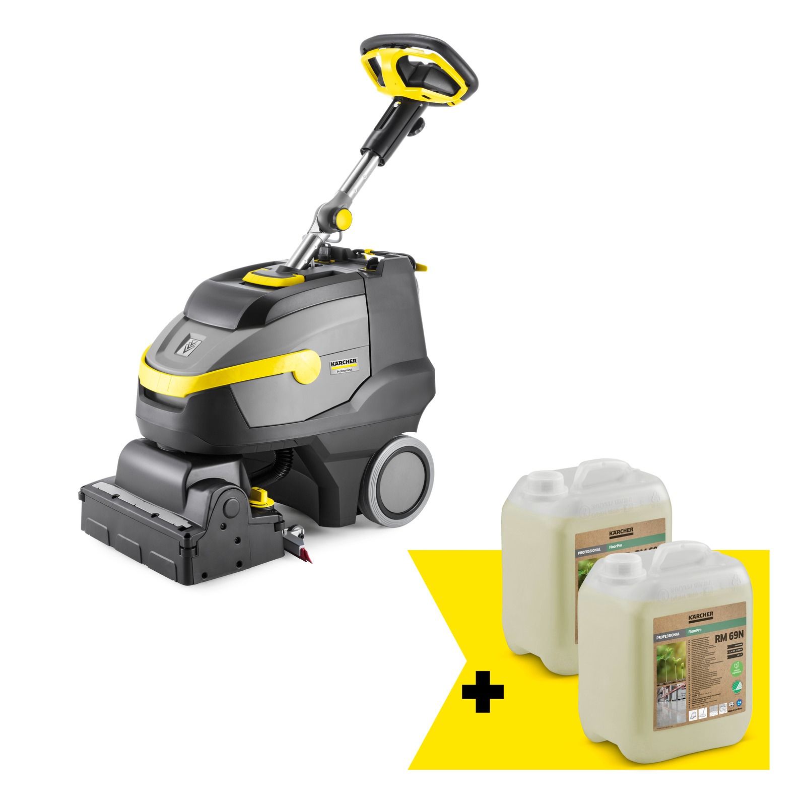 Kärcher Professional 1.783-494.0 BR 35/12 C Bp Pack Go!Further Black cordless scrubber/suction machine 25.2V 12/12L 700-1500rpm incl. 21Ah and built-in charger