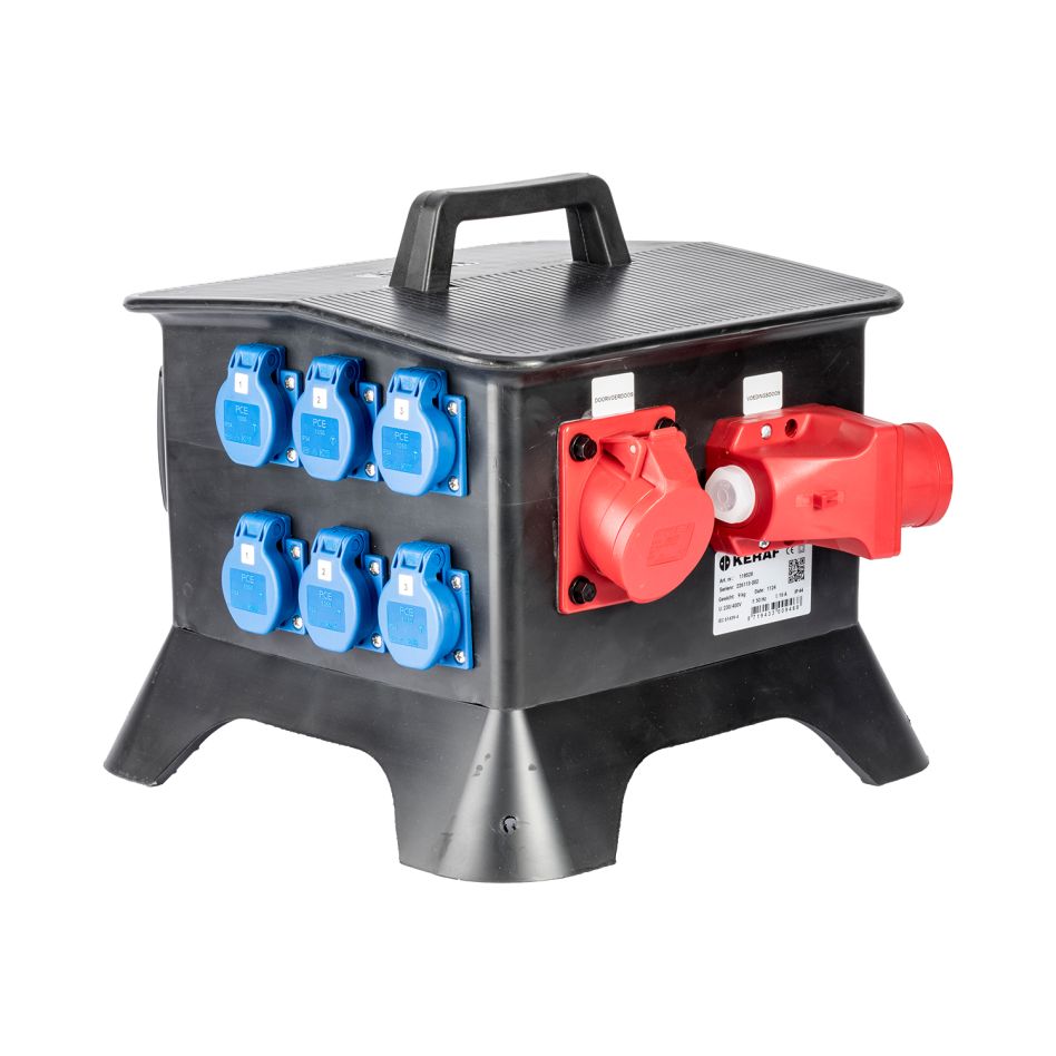 Keraf 104944 KE05 Distribution box 16A with 32A loop-through