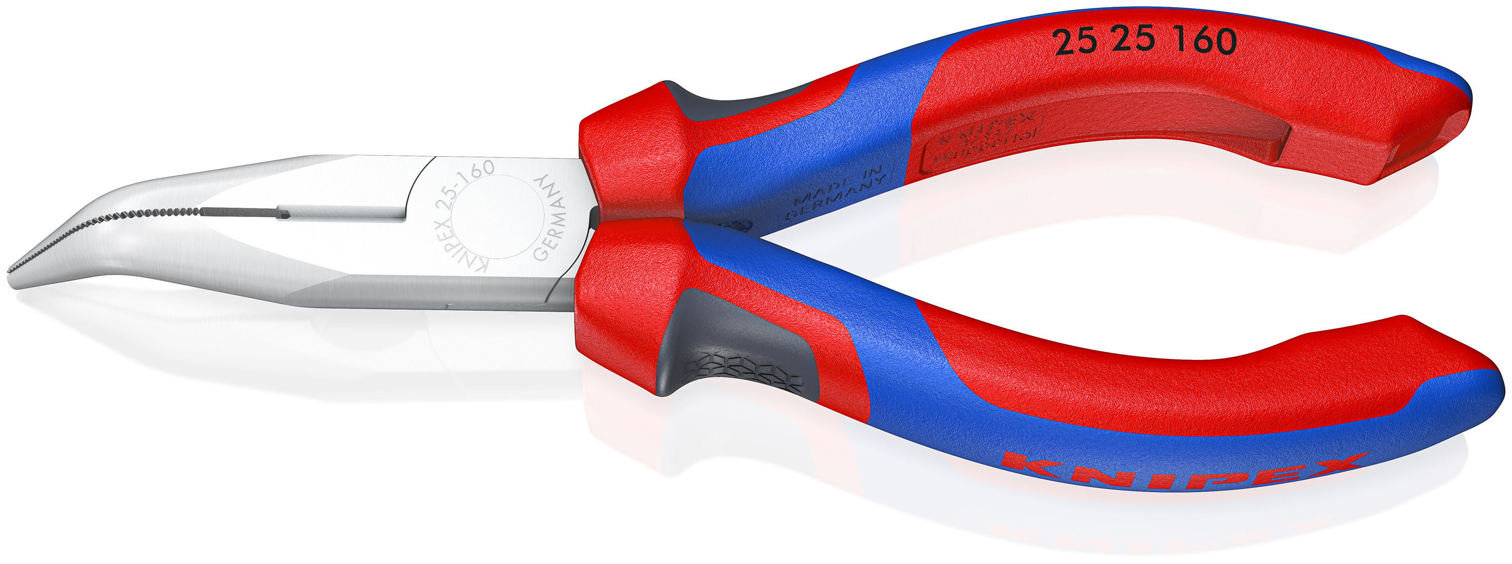 Knipex 25 25 160 Flat pointed pliers with side cutter 160 mm