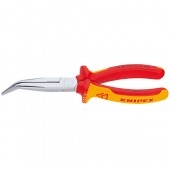 Knipex 26 26 200 2626200 Telephone plier curved + side cutter VDE 200 mm