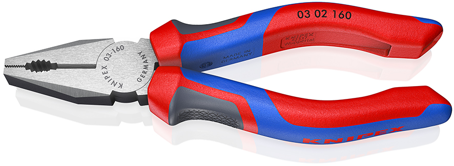 Knipex 03 02 160 03 02 160  Combination pliers polished/comfort 160 mm