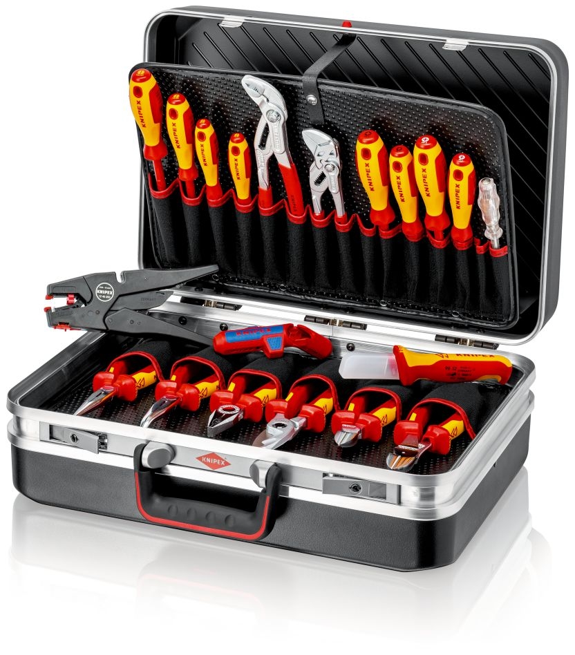 Knipex 00 21 20 Tool case "Vision24" Electro 20-piece