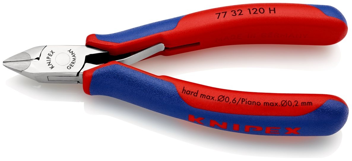 Knipex 77 32 120 H Electronics side cutters 120 mm with hard metal cutting edge