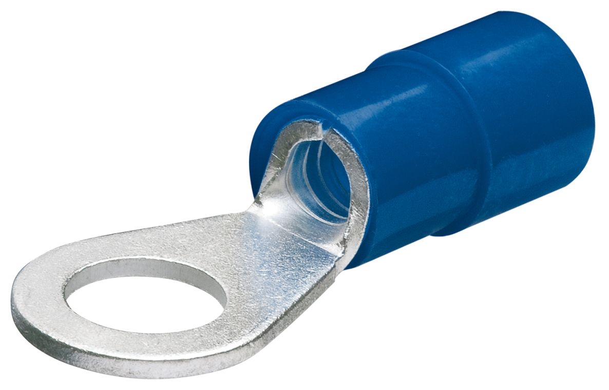 Knipex 97 99 176 Cable lugs, ring shape 100 pcs 8 mm cable 1.5-2.5 mm2 (Blue)