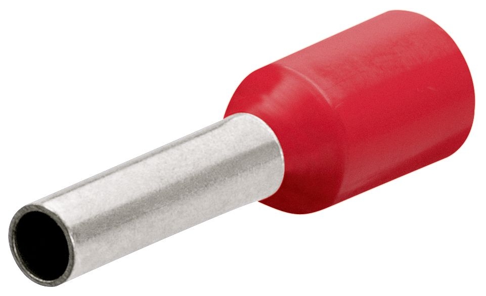 Knipex 97 99 357 Conductor end sleeves with plastic collar 100 pcs cable 10 mm2 (Red)
