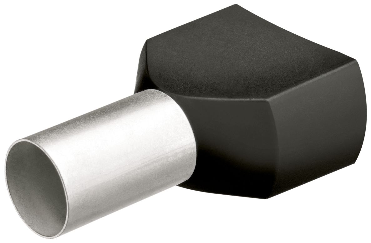 Knipex 97 99 373 Twin ferrules 200 pieces AWG216 (Black)